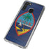 Guam Flag Dark Wood Galaxy A21 Clear Case
